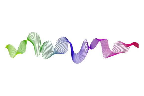 Abstract Color Wavy Lines: Gradient Energy in Motion