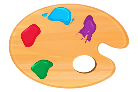 Artist Color Paints Wooden Palette Carto: Your Go-To for Handcrafted Vibe