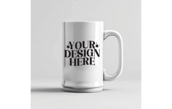 Beer, Empty Mug White Color Mockup 3: A Designer's Go-To Asset