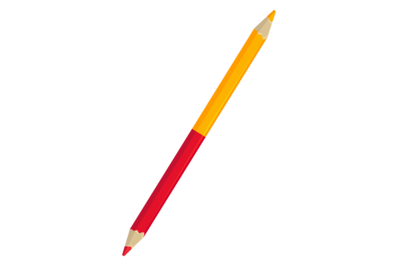 Color Pencil: The School Drawing Tool Font with Professional Edge