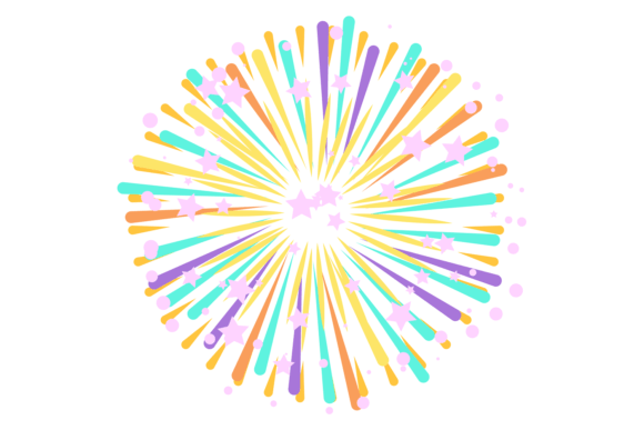 Firework Color Icon: Light Show Bursting for Impactful Design