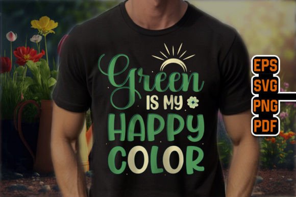 Green is My Happy Color Gardening Design: A Fresh Take on Nature-Inspired Art
