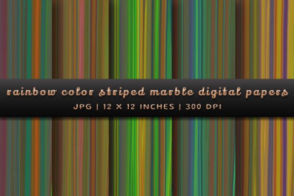 Infuse Energy into Projects with Rainbow Striped Marble