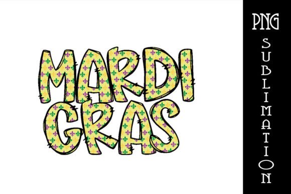 Mardi Gras PNG Sublimation Yellow Color: A Bold Design Asset
