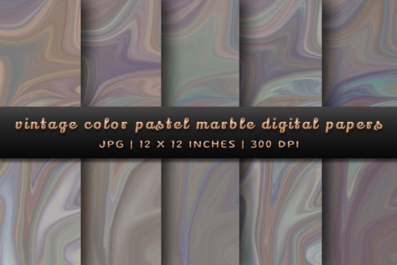 Soft Nostalgia: Using Vintage Pastel Marble Backgrounds