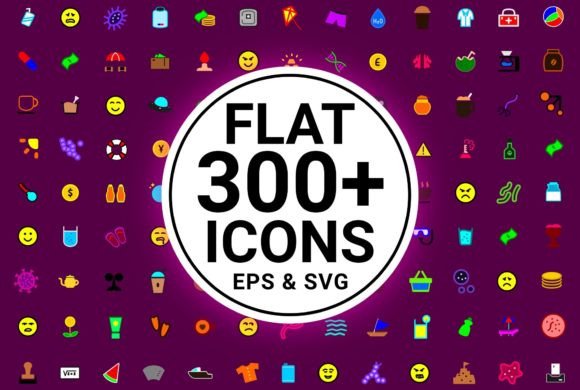 Why the +300 Flat Color Icons Collection is a Design Game-Changer